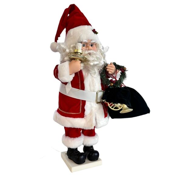 Telco Motionettes Santa Claus Vintage Animated Figure 27" Christmas 80s In Box - Picture 3 of 14